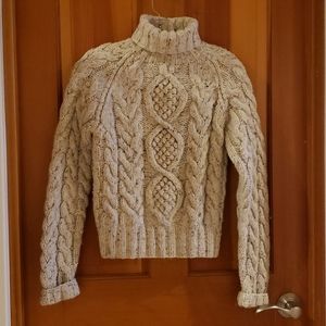 Chunky cable knit sweater
